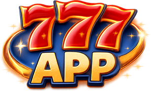 777 app ব্র্যান্ডের উষ্ণ লোগো